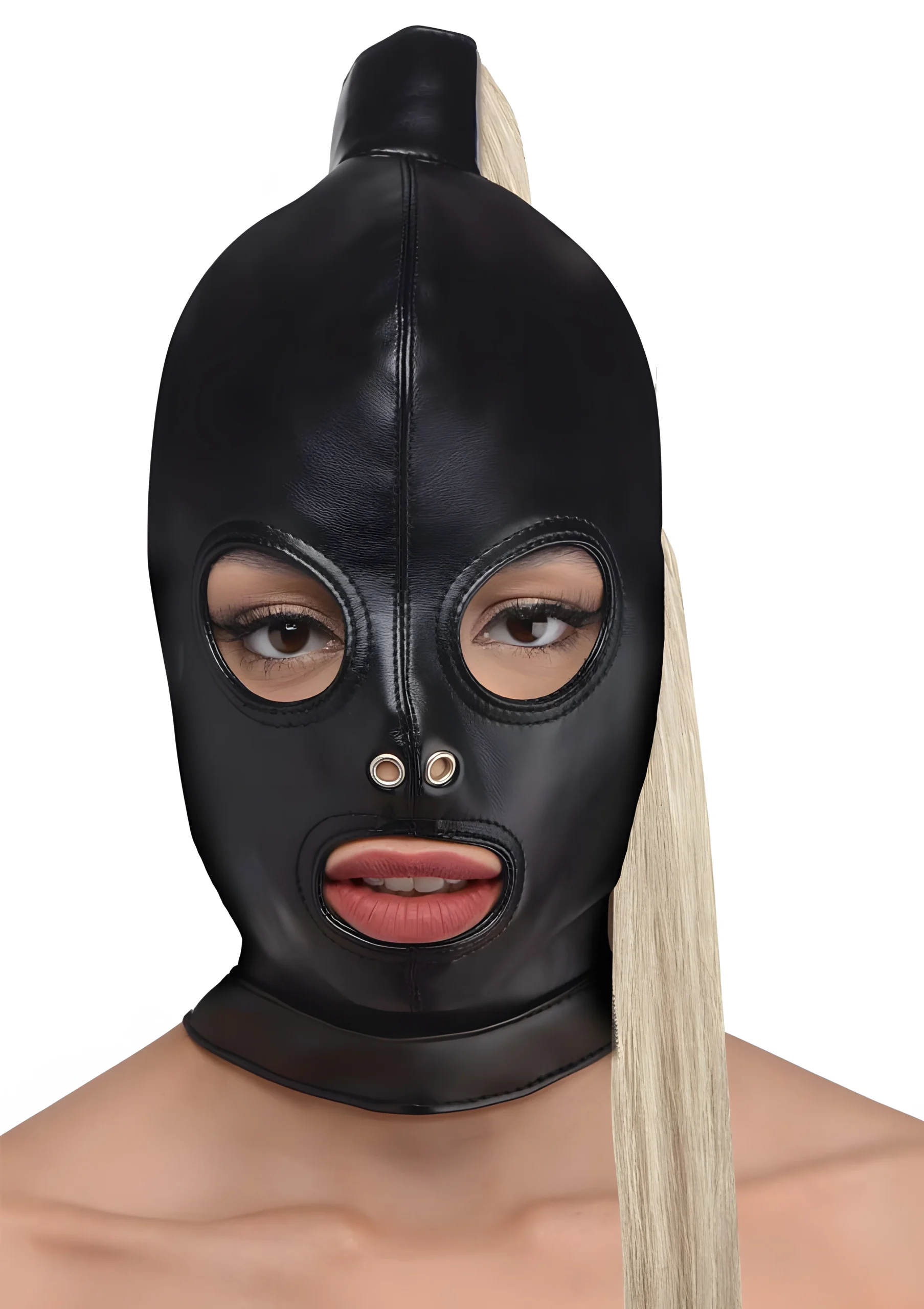 Blonde Ponytail Hood