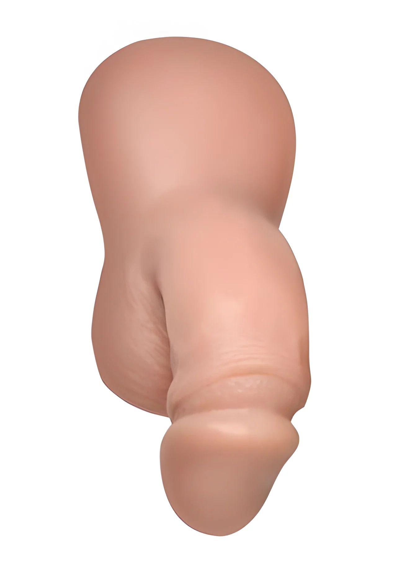 3.6 Inch Silicone Packer Dildo Light