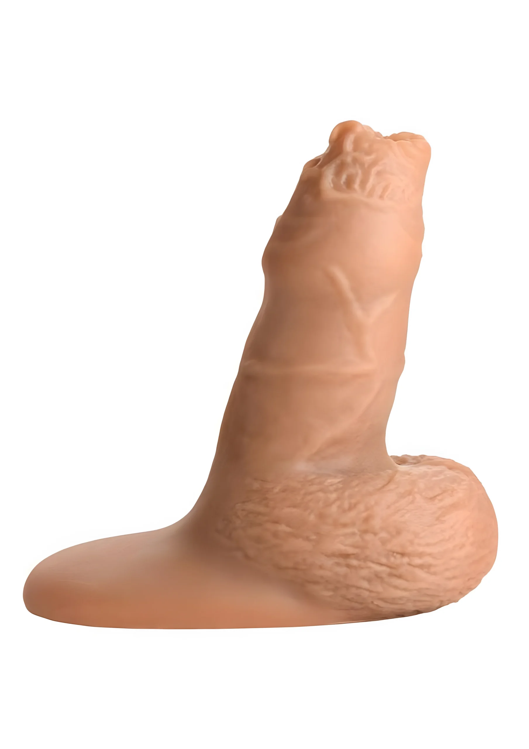 5.1 Inch Uncut Silicone Packer Dildo Medium