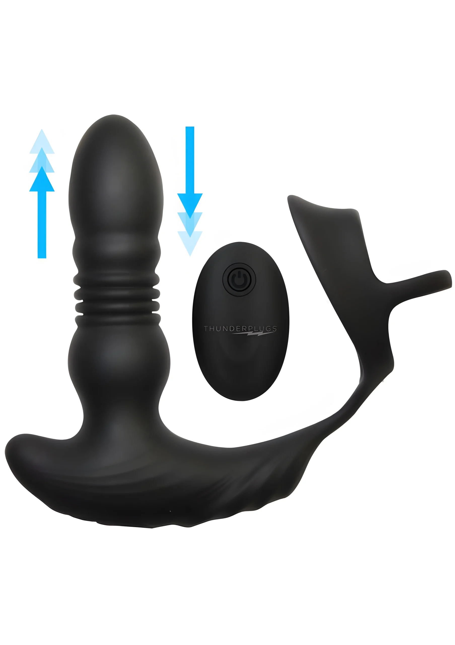 Thrusting Anal Probe Cock Ring