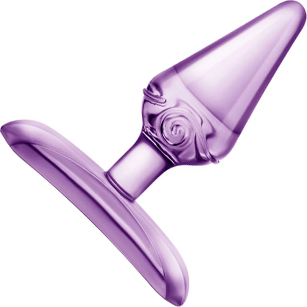 Play With Me Jolly Butt Plug, 2.75", Purple