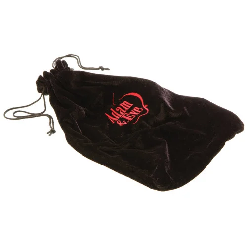 Adam & Eve Black Velvet Storage Bag