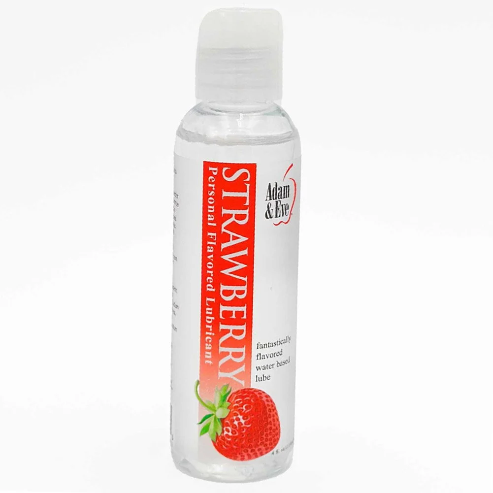 Adam & Eve Flavored Personal Lubricant, 4 fl.oz (118 mL), Strawberry