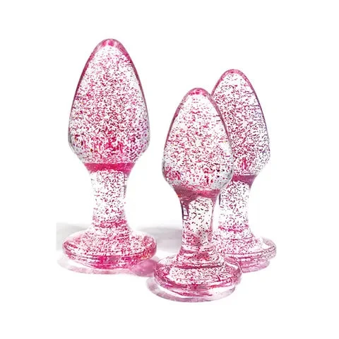 ADAM AND EVE GLITTER GEM BUTT PLUG SET