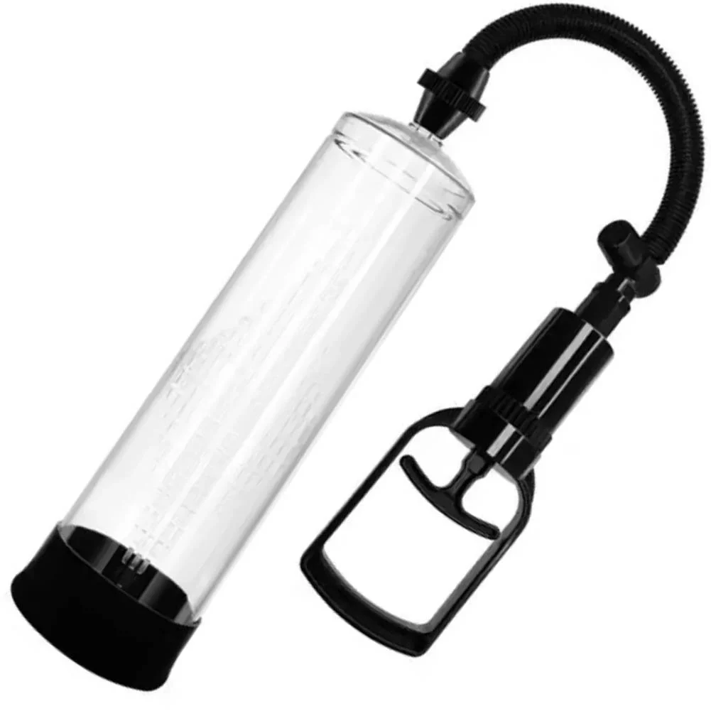 Adam & Eve Starter Penis Pump, 8" by 2.25", Clear