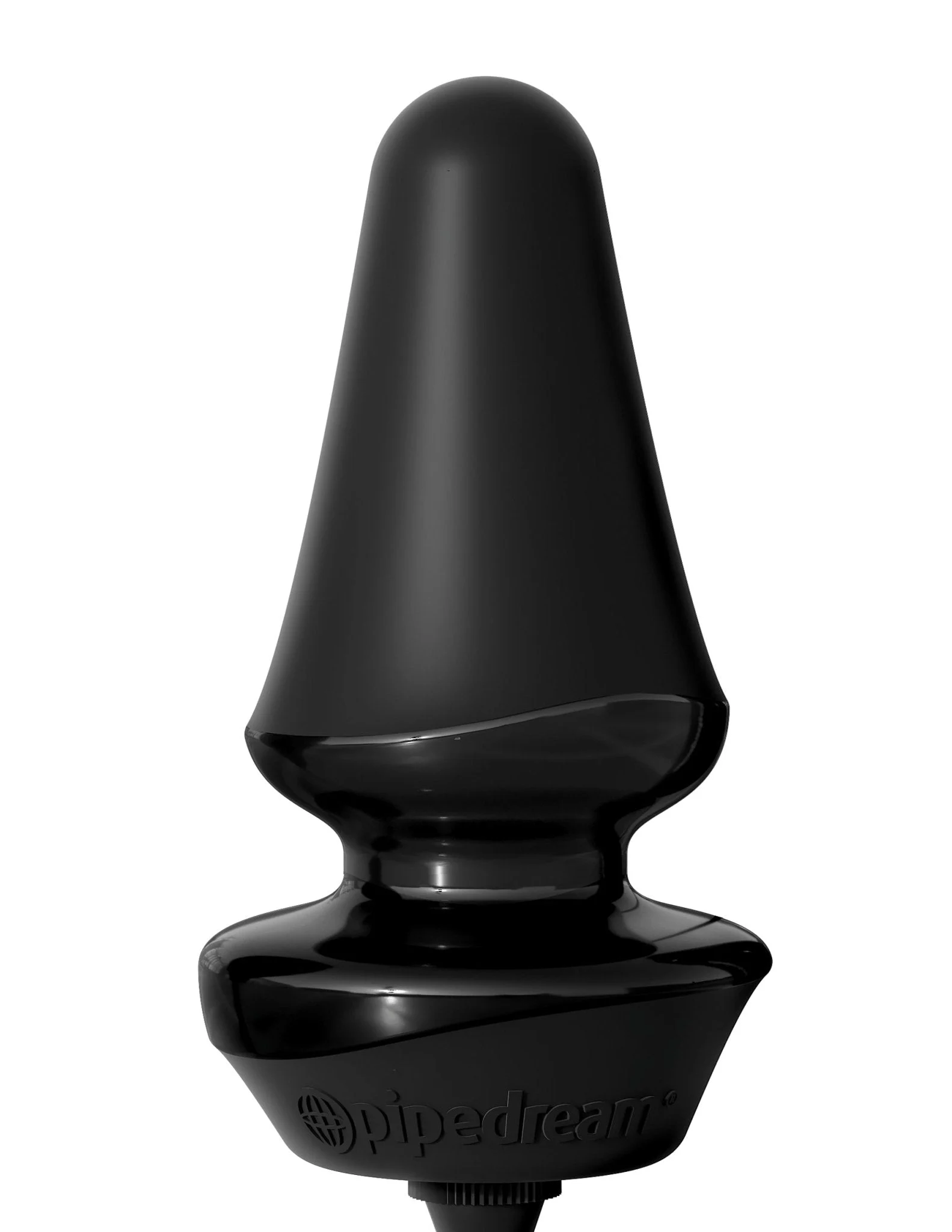 AFC Elite Inflatable Silicone Butt Plug Black