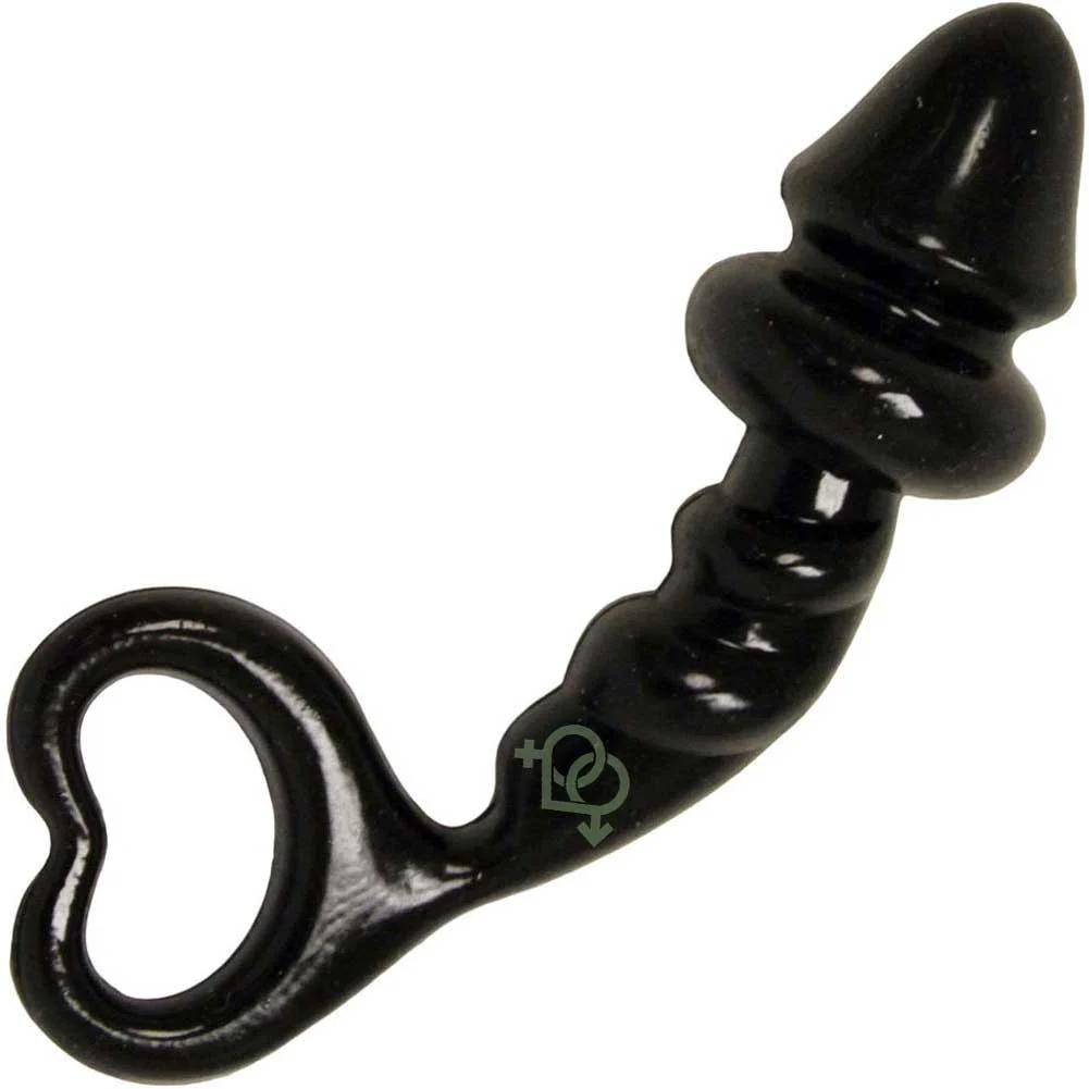 Anal Adventure Premium Silicone Butt Plug, 5", Black