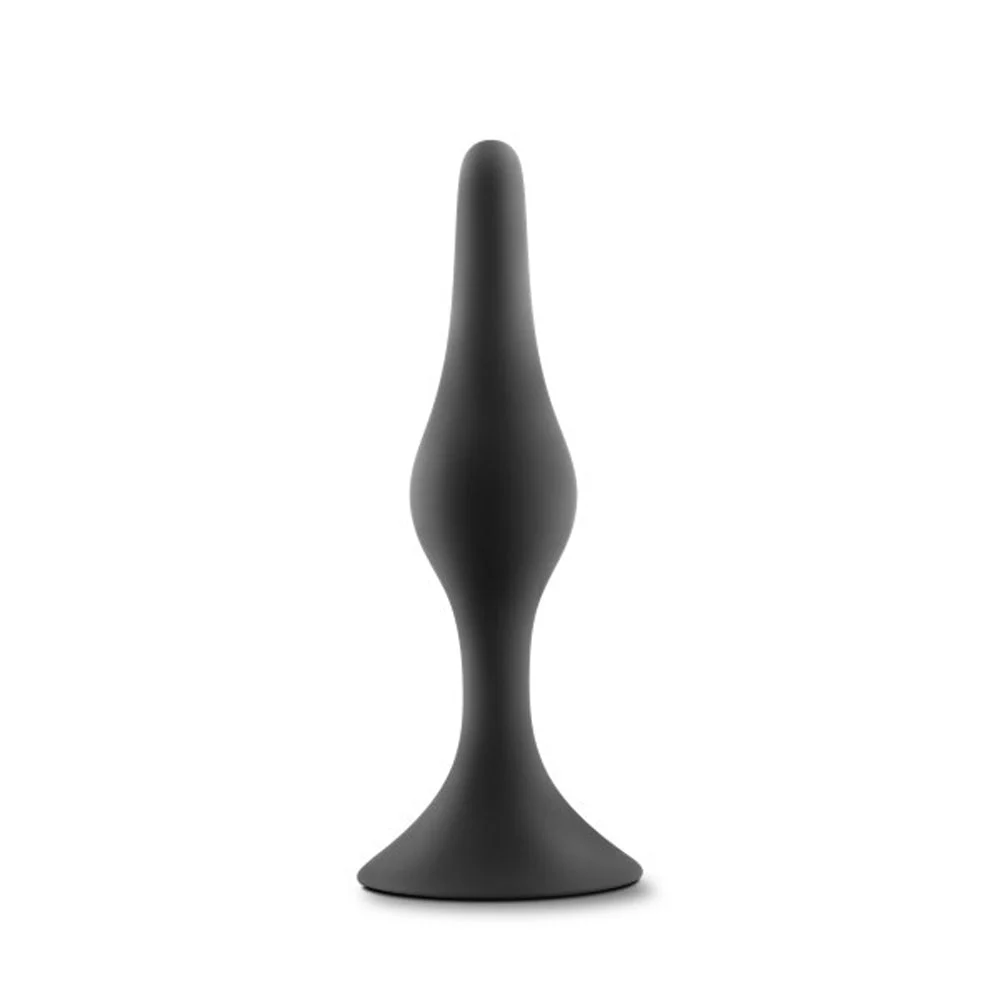 Anal Adventures Platinum Beginner Butt Plug, Small Black