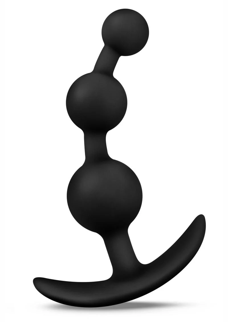 Anal Adventures Platinum - Silicone Anal Beads