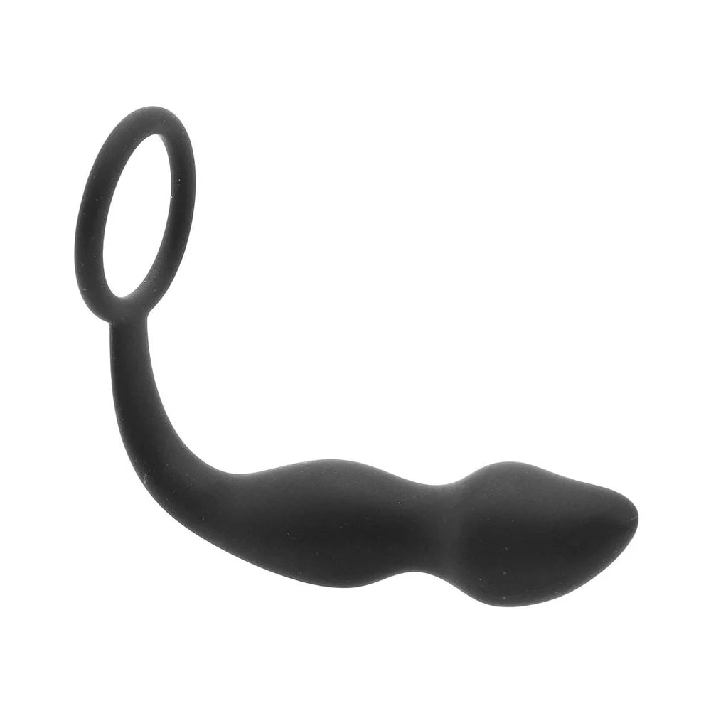 Anal-Ese Collection Buttplug Cockring Bk