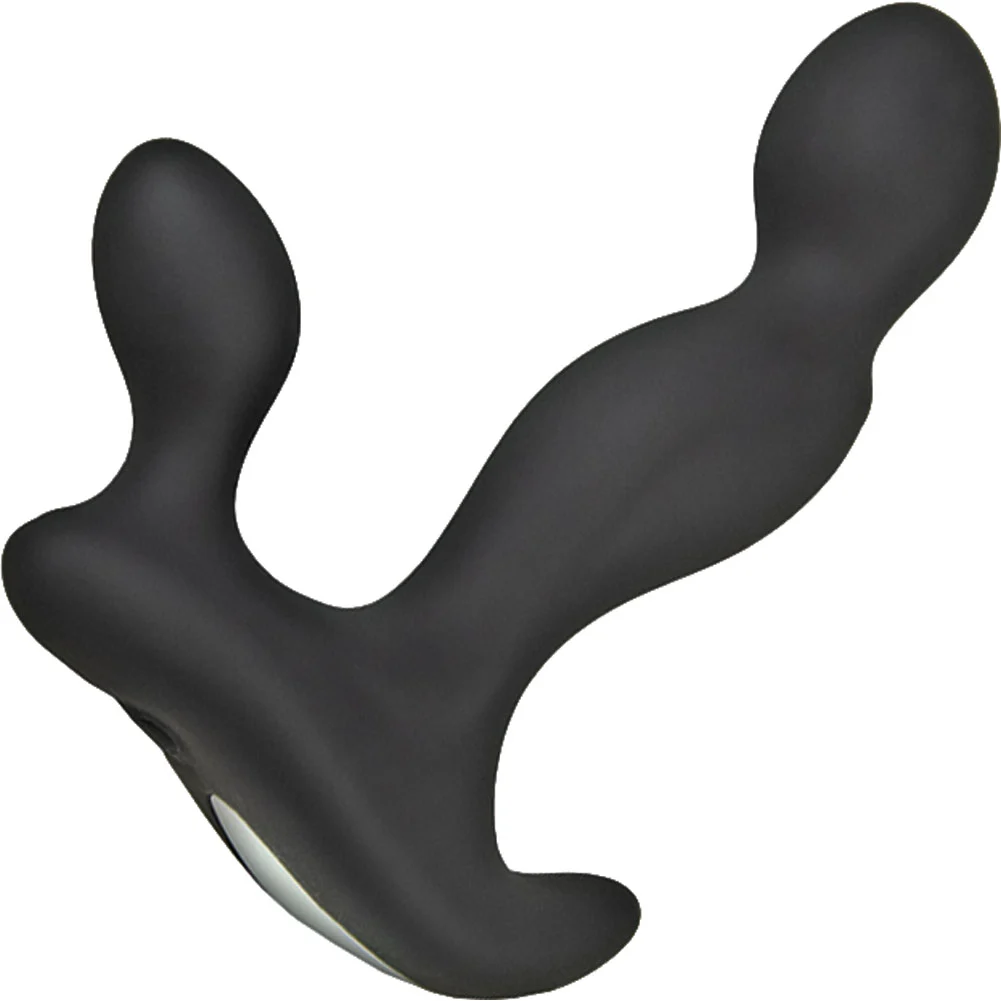 Anal-Ese Rechargeable Silicone P-Spot Exciter, 4.5", Black