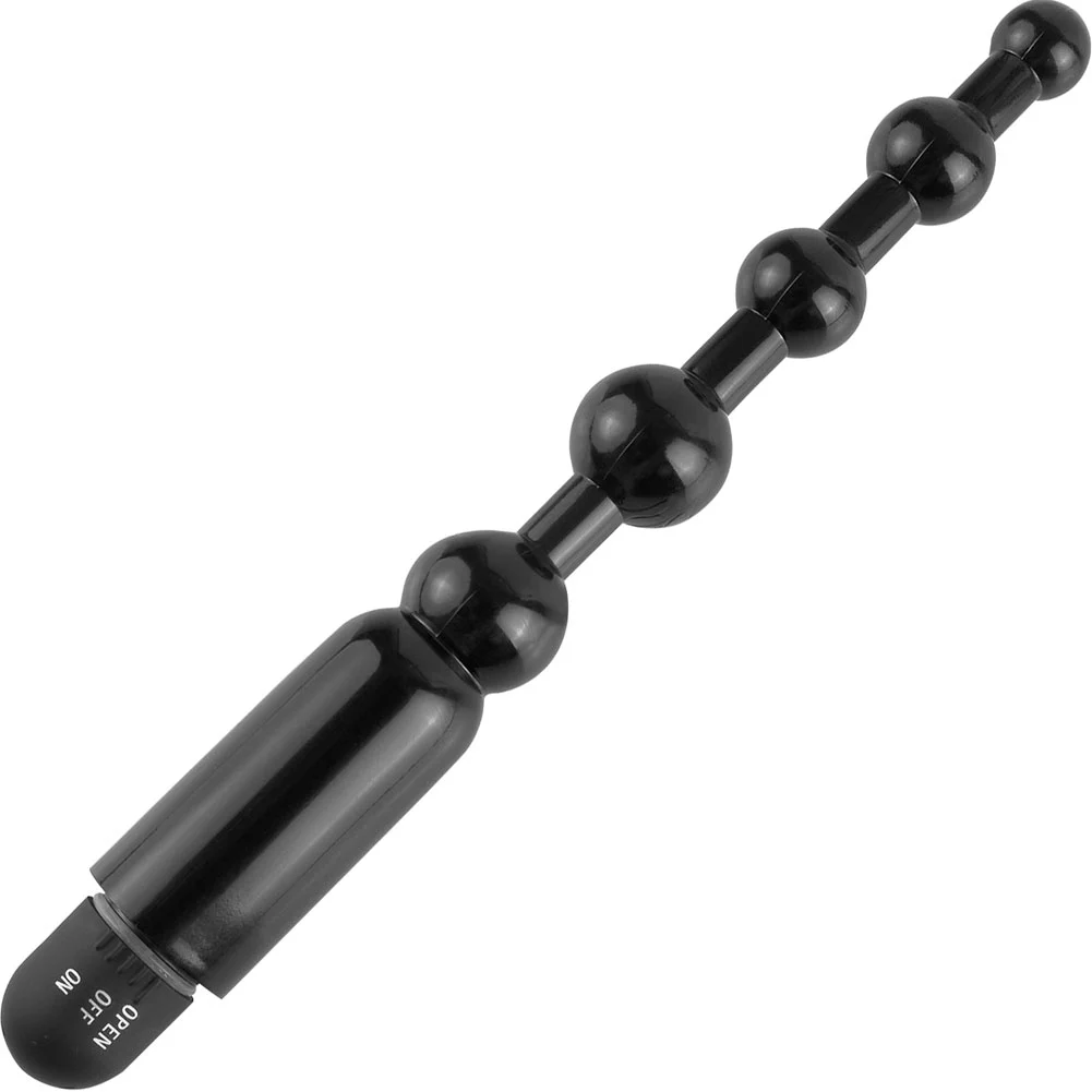 Anal Fantasy Collection Beginners Power Beads, 7.75", Black