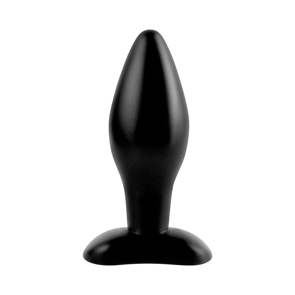 Anal Fantasy Silicone Butt Plug Medium Black