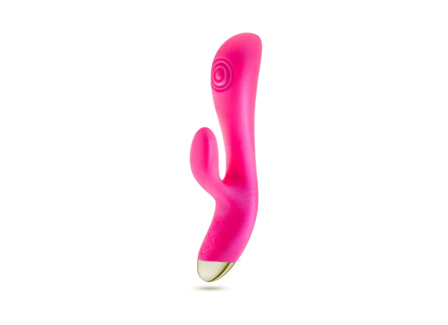 Aria Pleasin' AF Rechargeable Pulsating Shaft Dual Stimulating Rabbit Style Vibrator