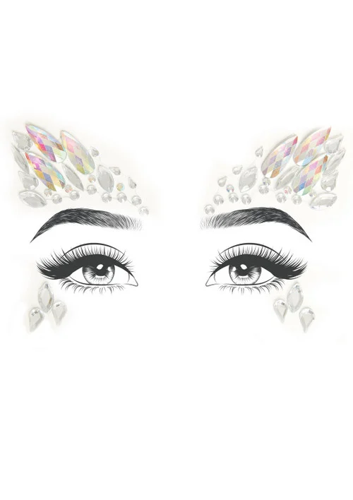 Arista Crystal Jewel Face Stickers