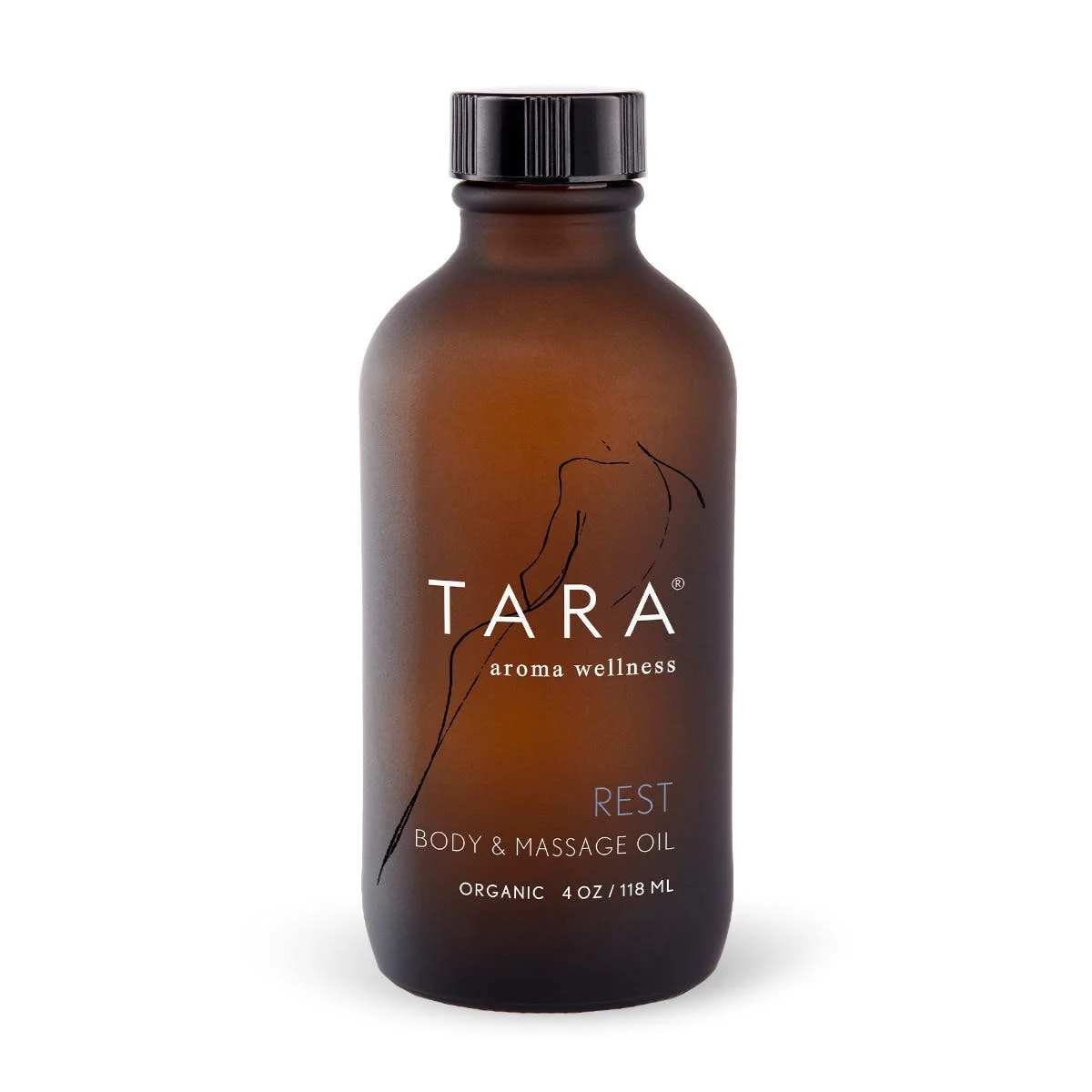 AROMA WELLNESS Body & Massage Oil - REST (4 oz)