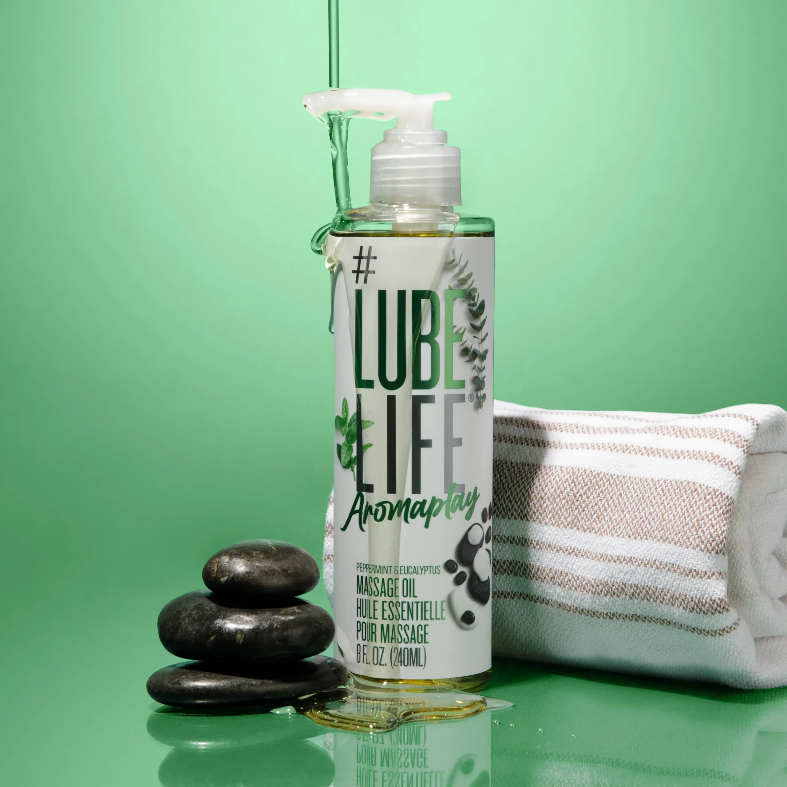 Aromaplay Eucalyptus and Peppermint Massage Oil