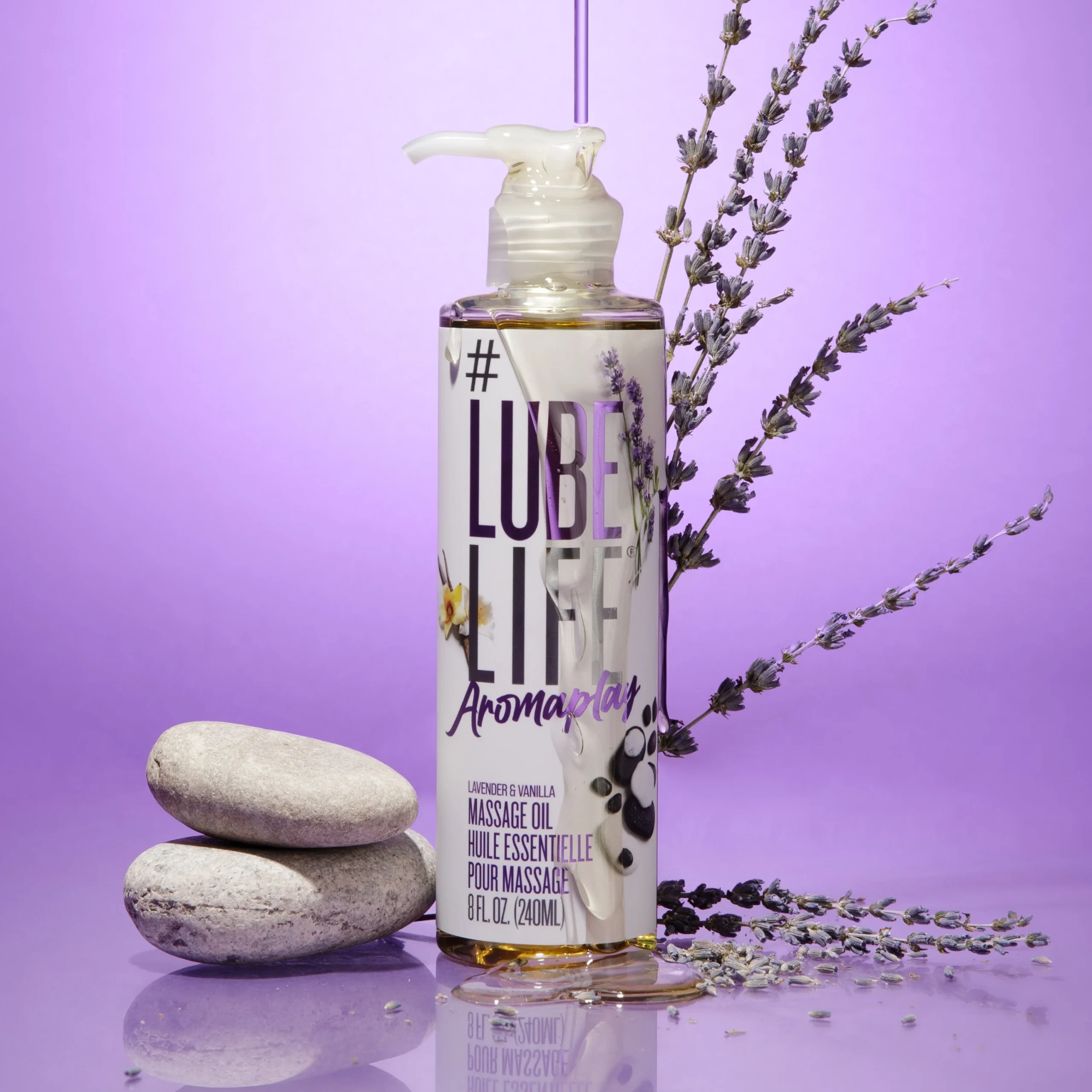 Aromaplay Lavender and Vanilla Massage Oil