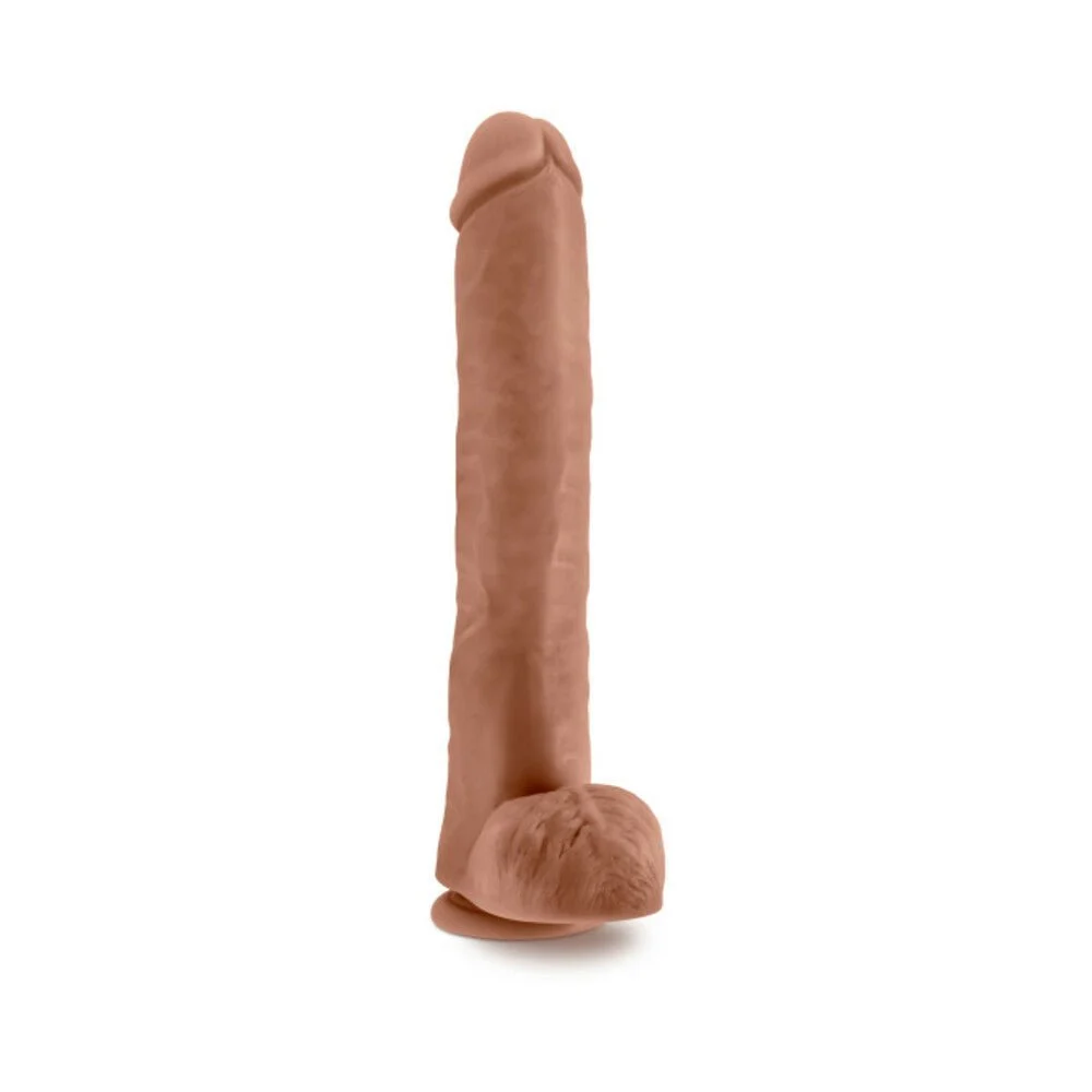 Au Naturel -Daddy - 14 Inch Dildo - Mocha