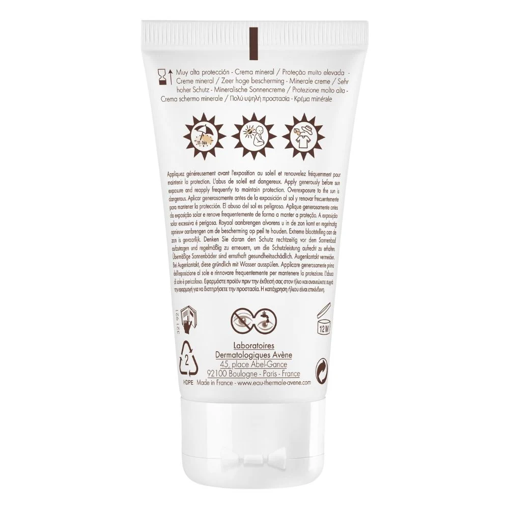 Avène Very High Protection Mineral Cream for Intolerant Skin SPF50 +