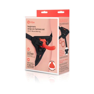 b-Vibe Beginners 5" Strap-On Harness Set