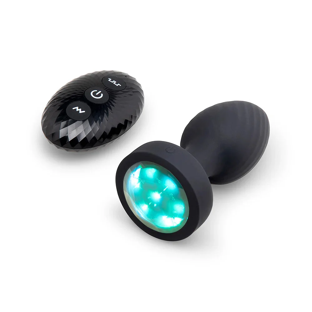 b-Vibe Light-Up Rotating Vibrating Remote Control Butt Plug