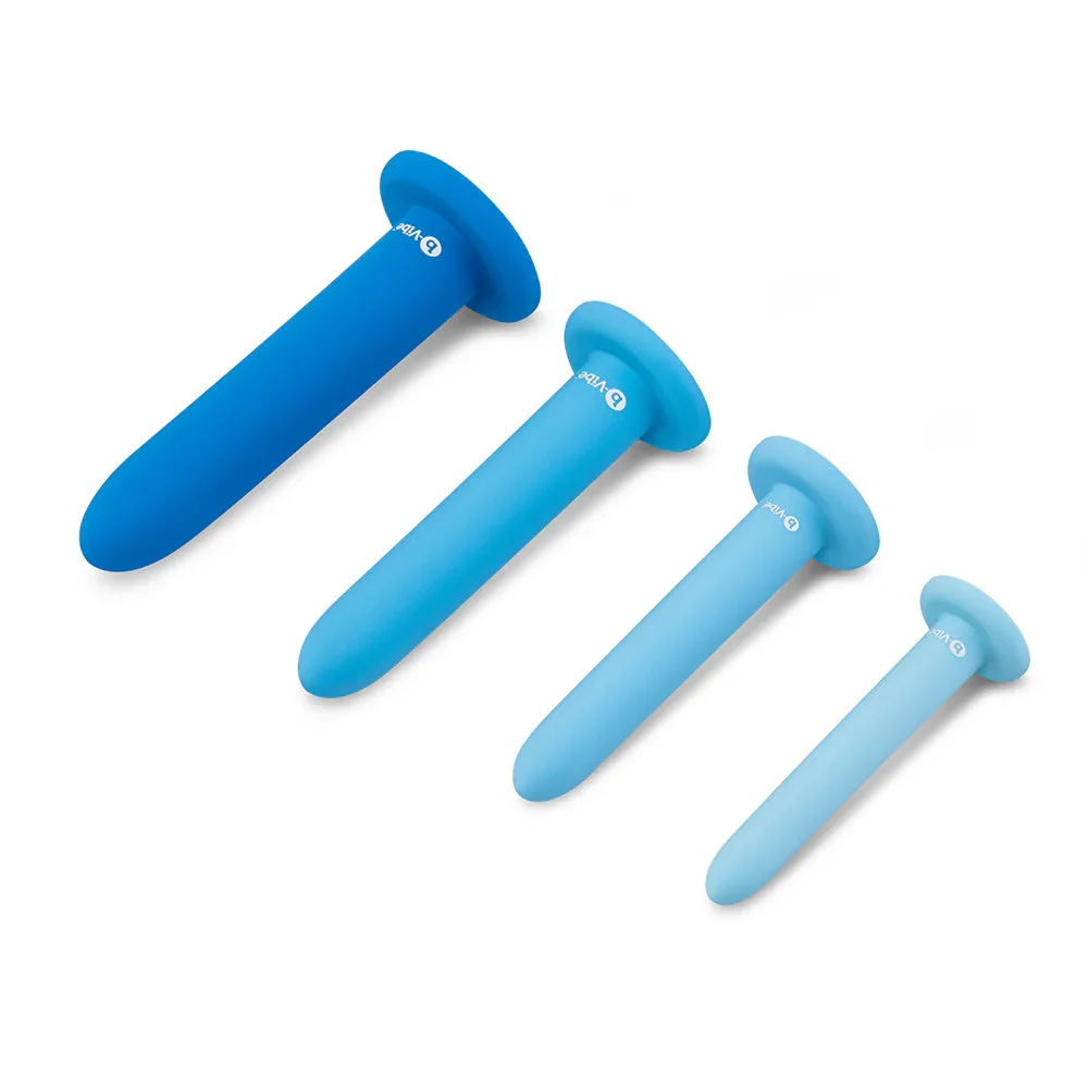 b-Vibe Silicone Anal Training 4-Piece Dilator Set