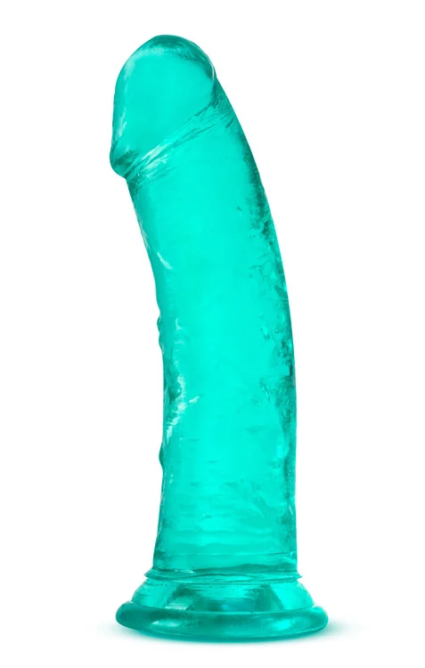B Yours Plus Roar N Ride 8 Inch Transparent Dildo