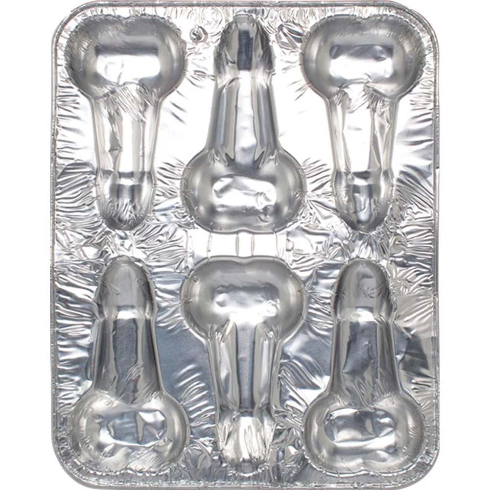 Bachelorette Party Favors Disposable Pecker Cake Pans, 2 Pieces