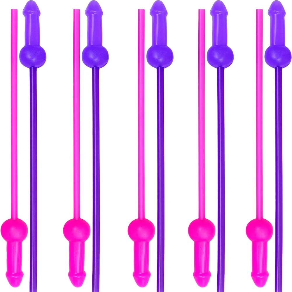 Bachelorette Party Favors Mini Dildo-Tail Straws