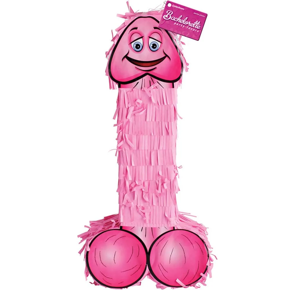 Bachelorette Party Favors Pecker Pinata, 19", Pink