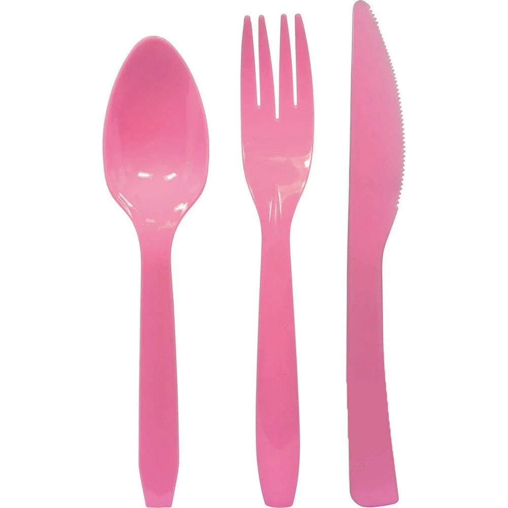 Bachelorette Party Utensils, 10 Pieces, Pink