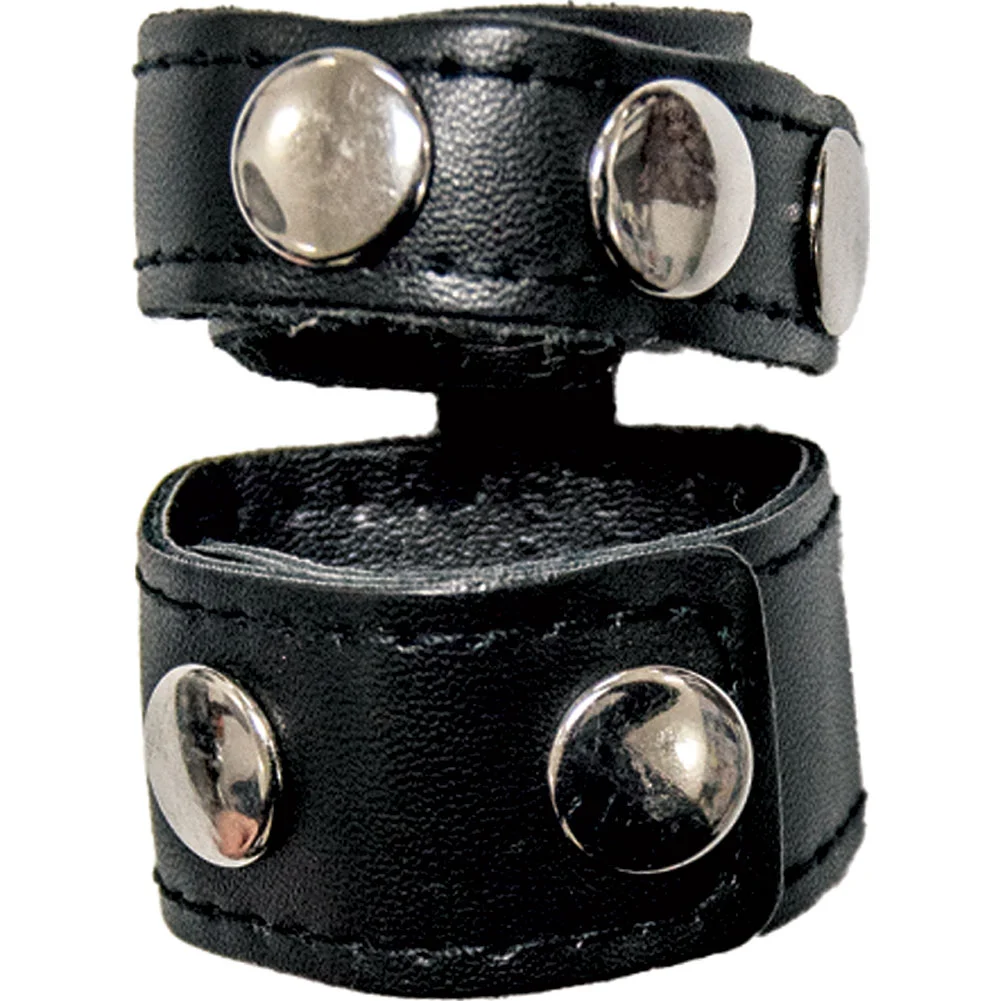 Ballgear Penis Strap with Ball Stretcher, 2.25", Black