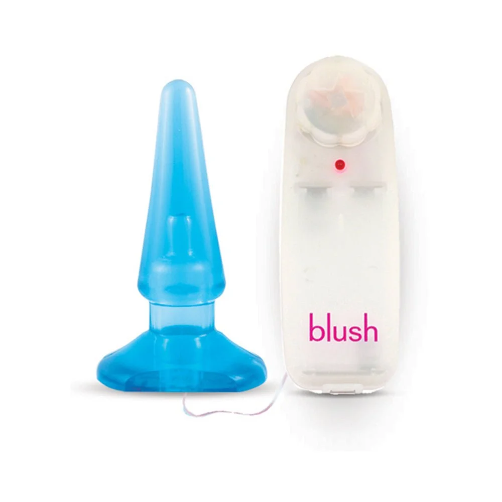 Basic Anal Pleaser Butt Plug, Blue S/M