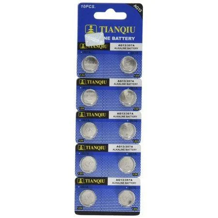 Batteries - Mini Watch Batteries AG13 10pk