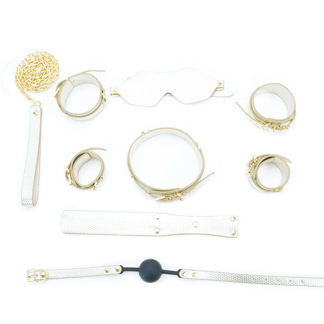 BDSM Luxury Bondage Set - Gold