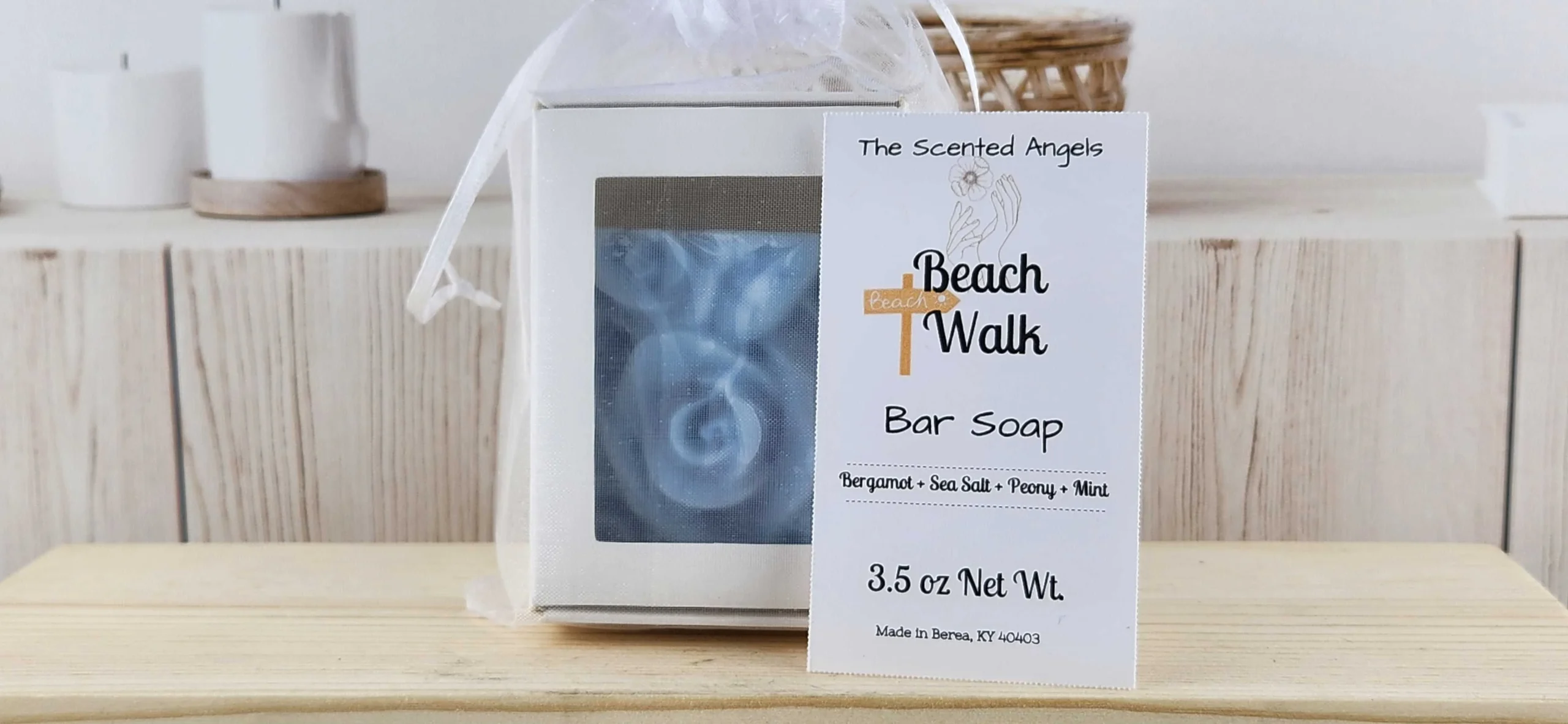 Beach Walk Rose Floral Bar Soap - READ DESCRIPTION