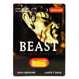 Beast 41000mg Natural Formula Male Enhancement Gold Pill