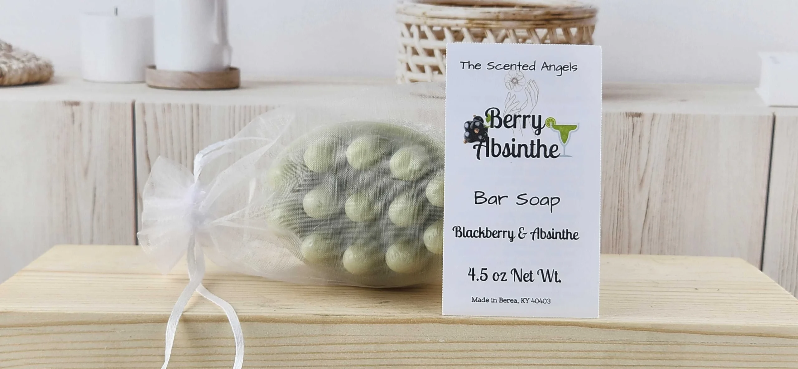 Berry Absinthe Massage Bar Soap