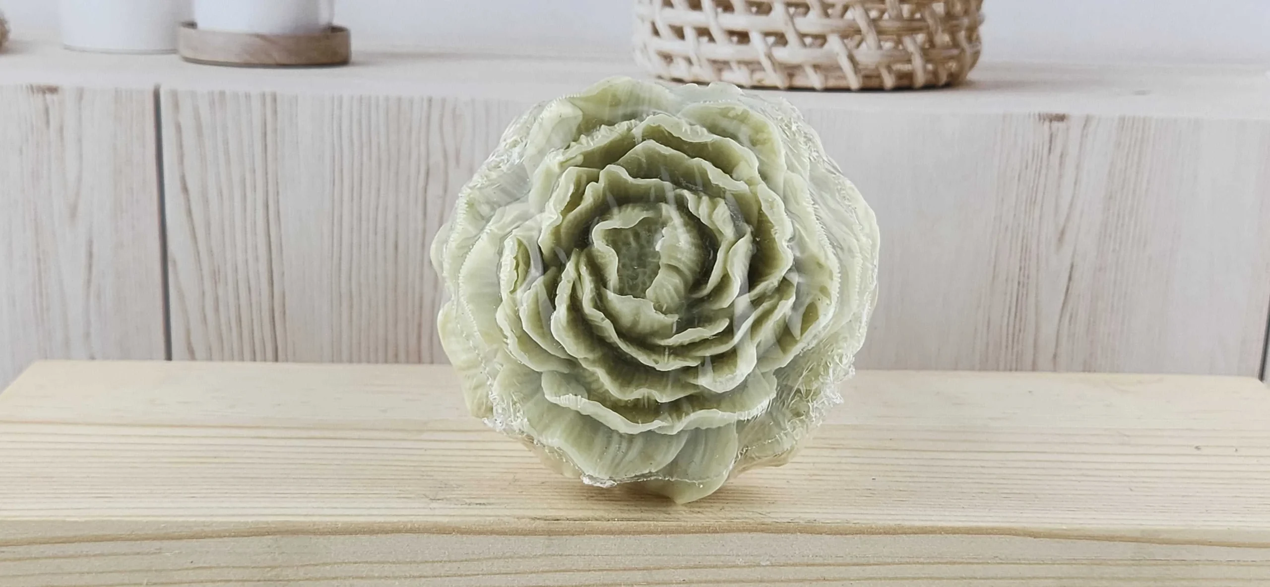 Berry Absinthe Peony Flower Soap Bar
