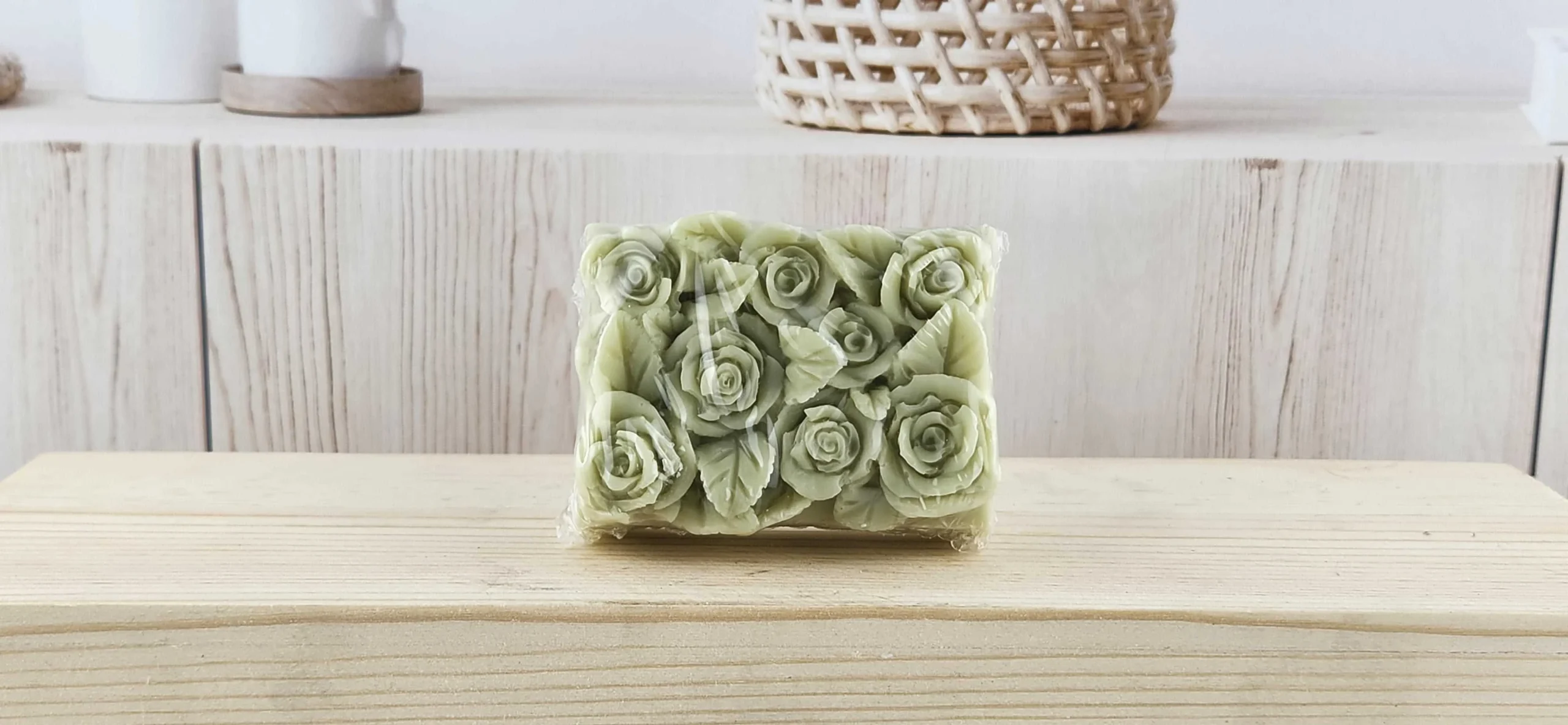Berry Absinthe Rose Petal Flower Soap Bar