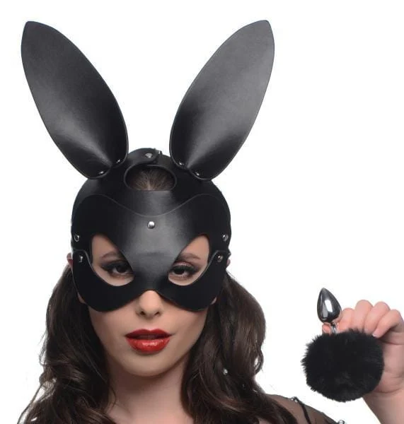 Best Bunny Tail Anal Plug – Luxury Mask & Metal Tail Set