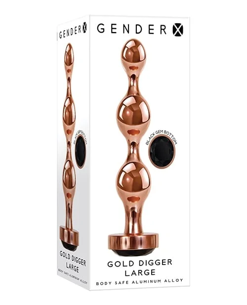 Best Metal Anal Plug – Rose Gold 3-Bead Design & 5-Year Warranty
