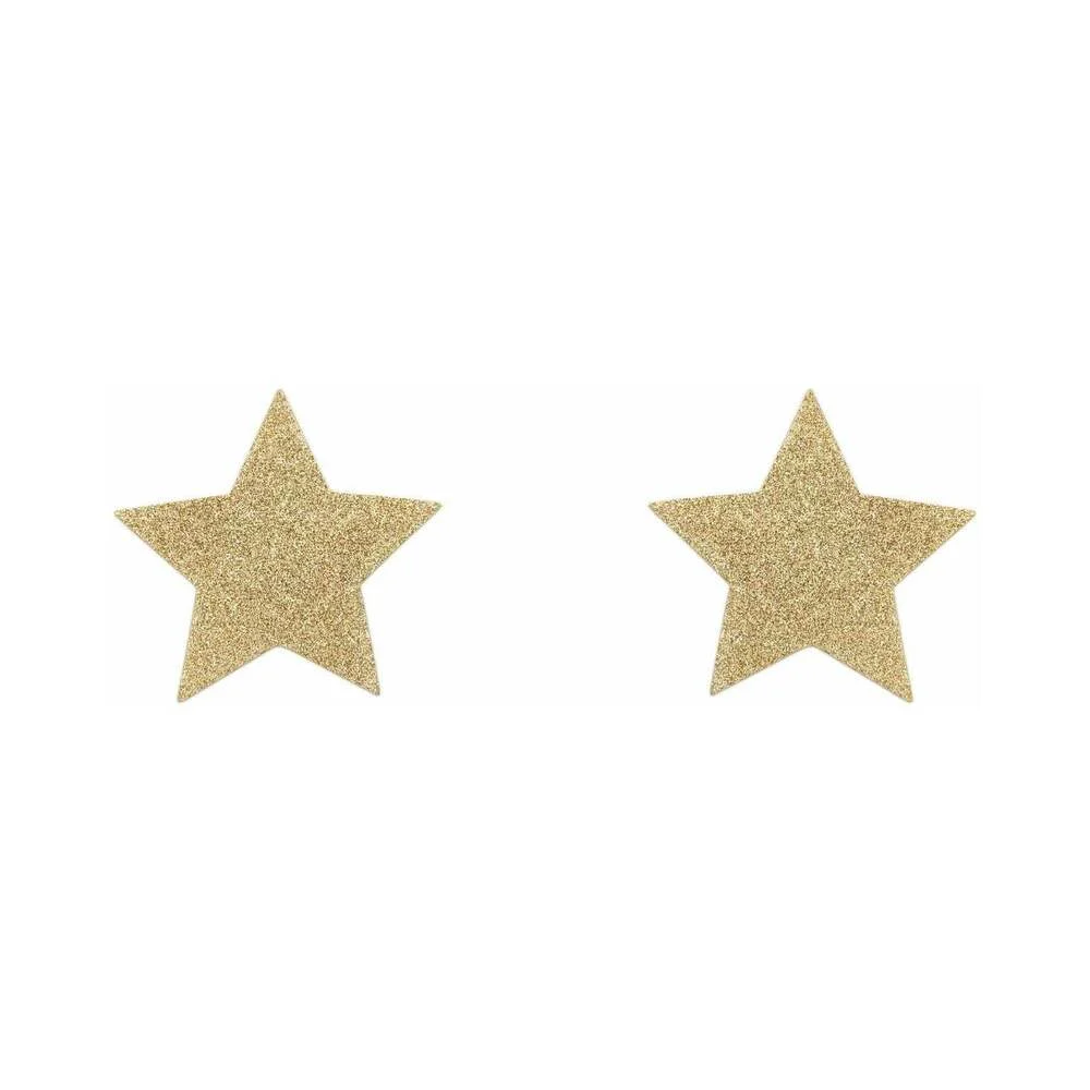 Bijoux Indiscrets Flash Pastie - Star Gold