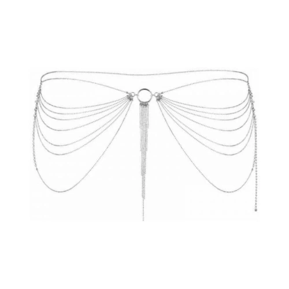 Bijoux Indiscrets Magnifique Collection Chain Waist Jewelry - Silver