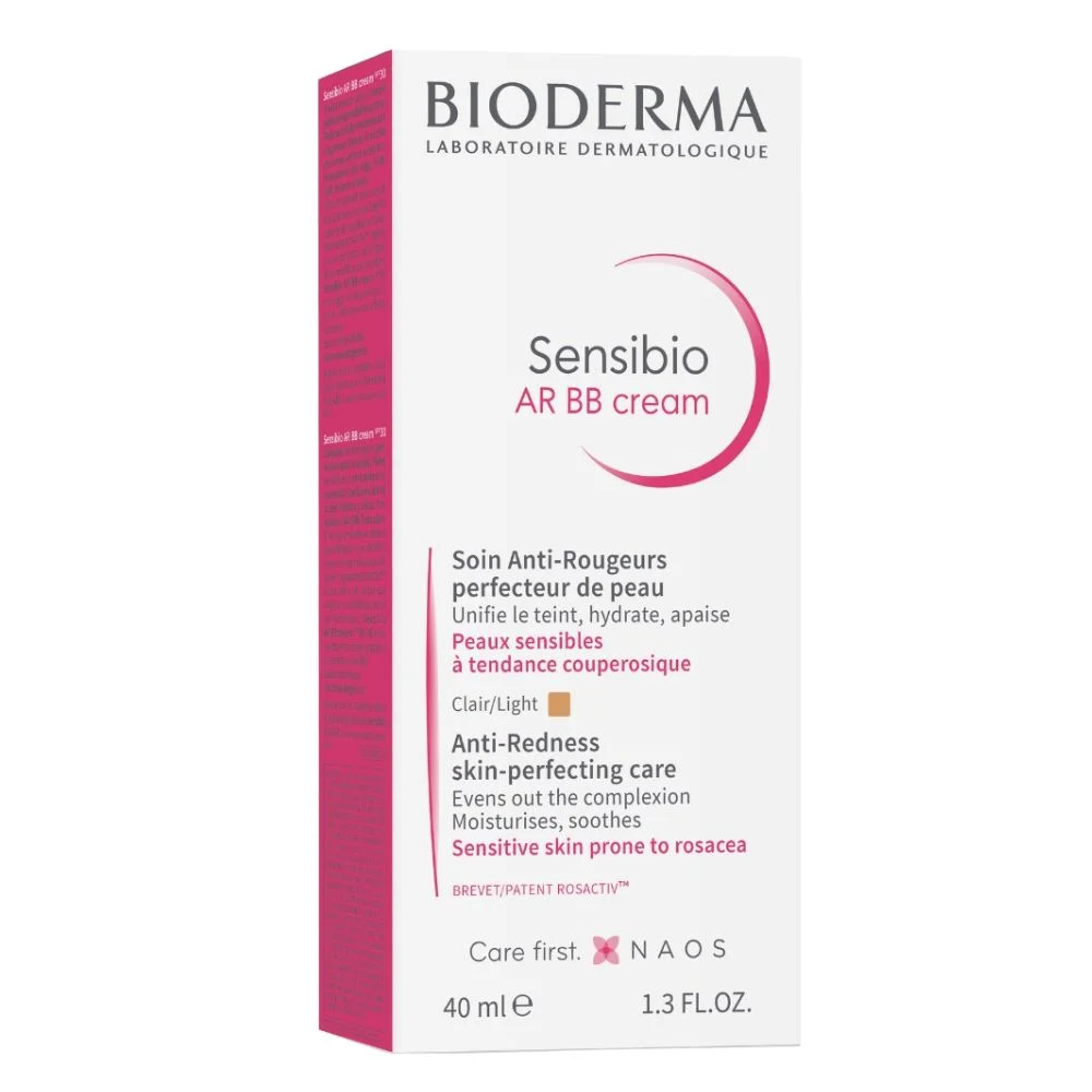 Bioderma Sensibio Ar Sensible Intolerant Skin with Redness Face BB Cream