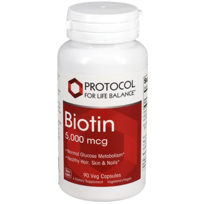 Biotin 5000mcg (Protocol for life balance)