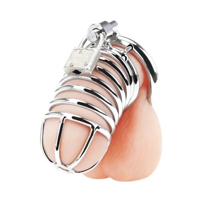 Blue Line Deluxe Locking Cock Cage