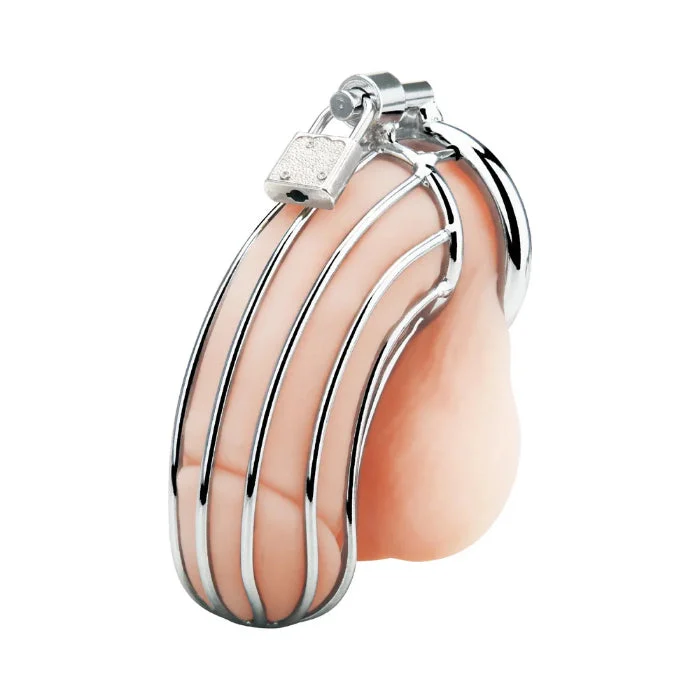 Blue Line Prisoner Locking Cock Cage