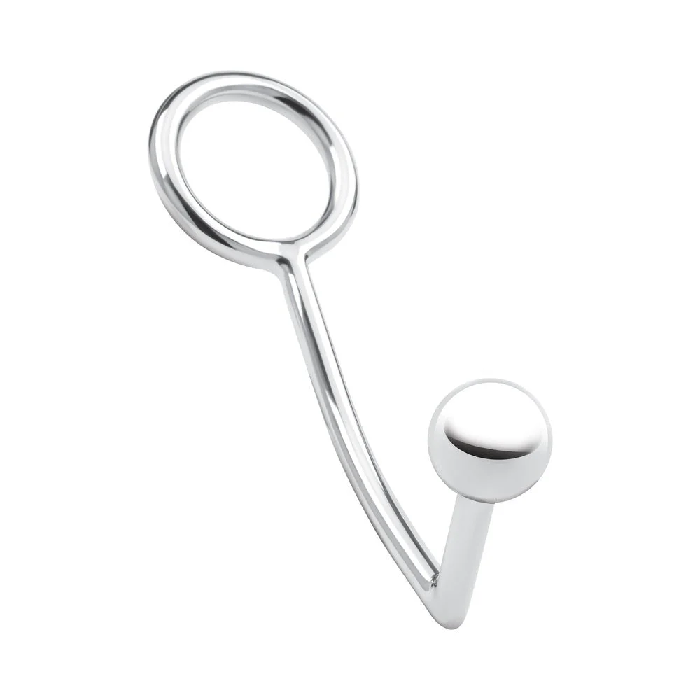 Blue Line Stainless Steel Anal Hook & Cock Ring
